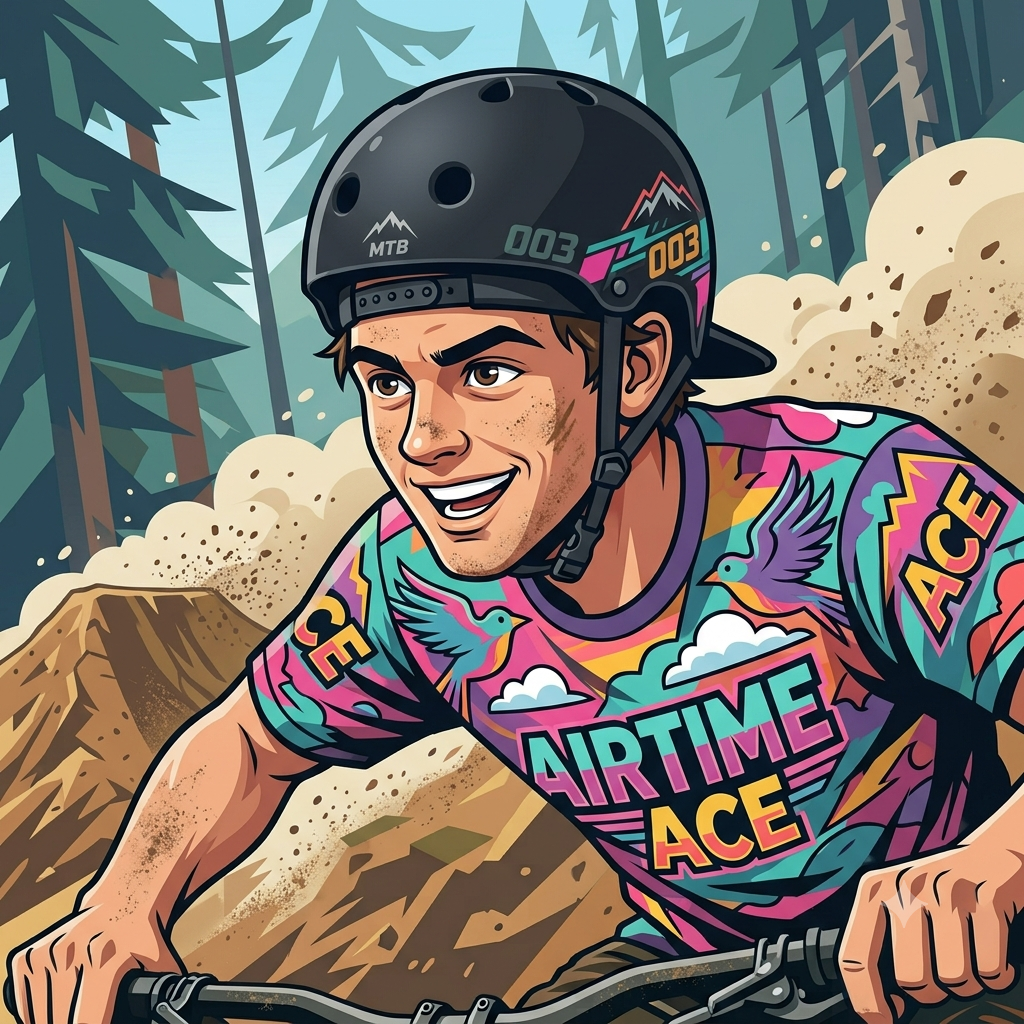 MTBIKERS Genesis rider artwork